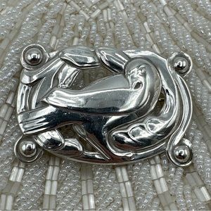 Coro Norseland‎ Sterling Large Dove Pin#364.